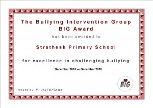 Strathesk Primary School Cert 2015-16